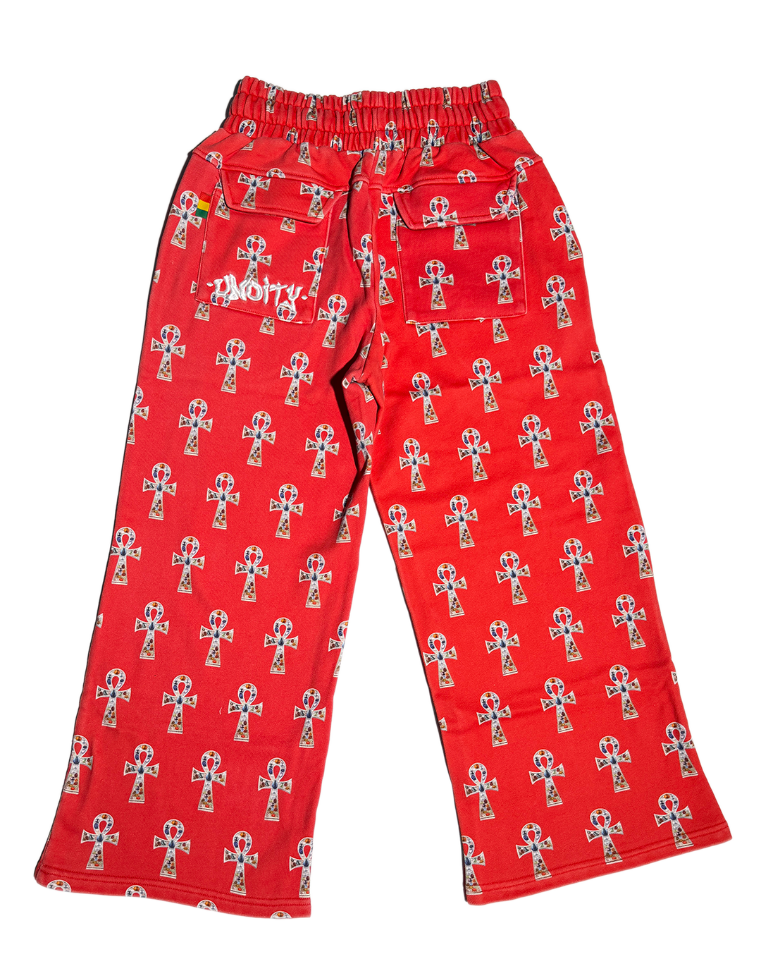 Red Key Of Life Ankh Pants