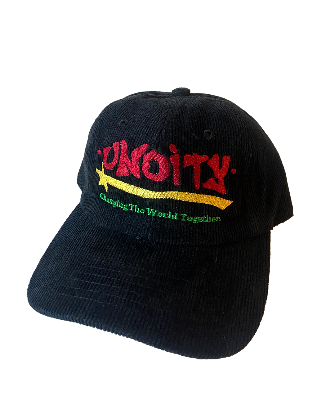 Black Corduroy Unoity Hat
